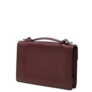 Prada Wine Bordeaux Saffiano red bag shoulder handbag Purple Red leather